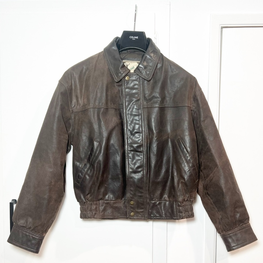 Vintage LUCIANO leather jacket